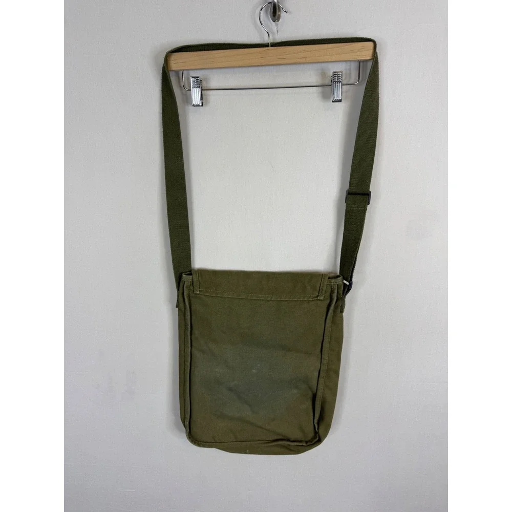 Nickelback Band Merchandise Messenger Bag Olive Green Canvas Crossbody Utility